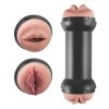 Training master double side stroker mouth and pussy